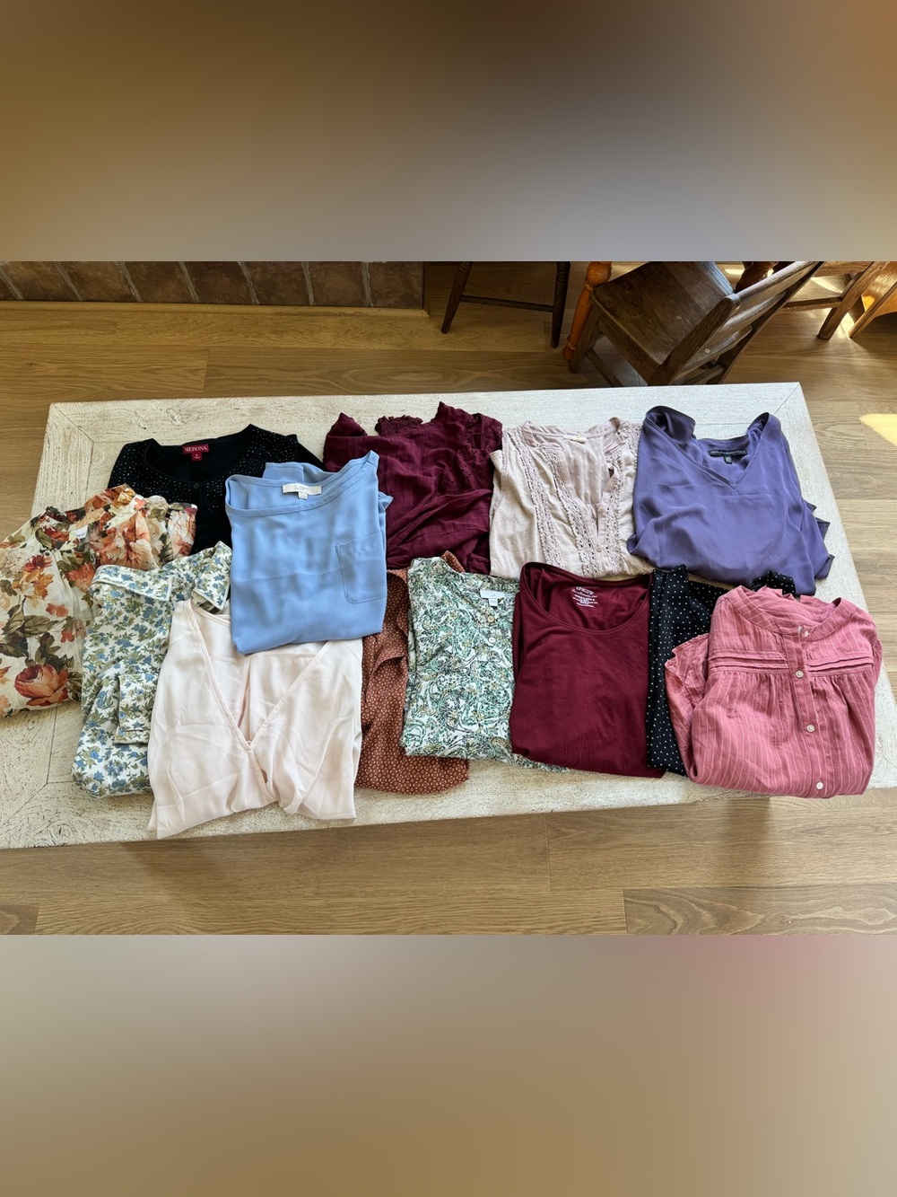 Lot of 13 Blouses Loft, J Jill, Chicos, etc.